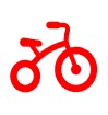 Graphic of a bike
